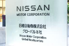 Nissan signage and logo